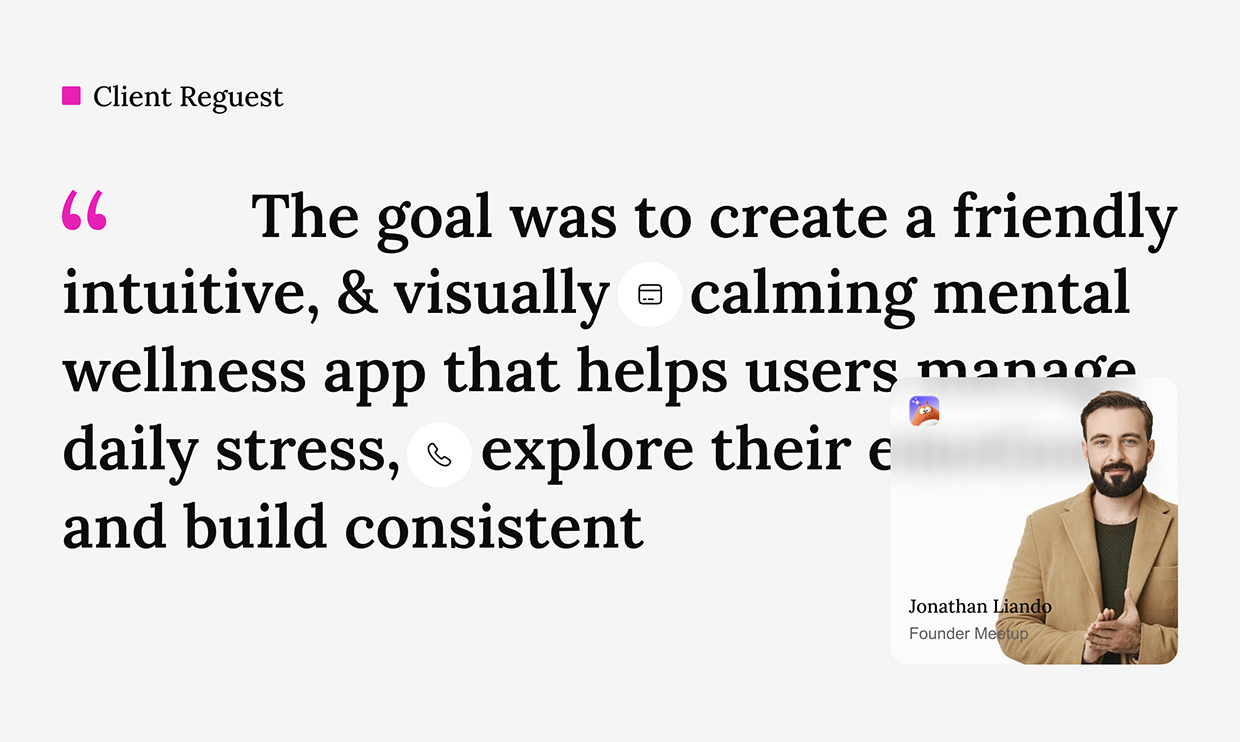 AI Mental Wellness App UI/UX Design Image 4