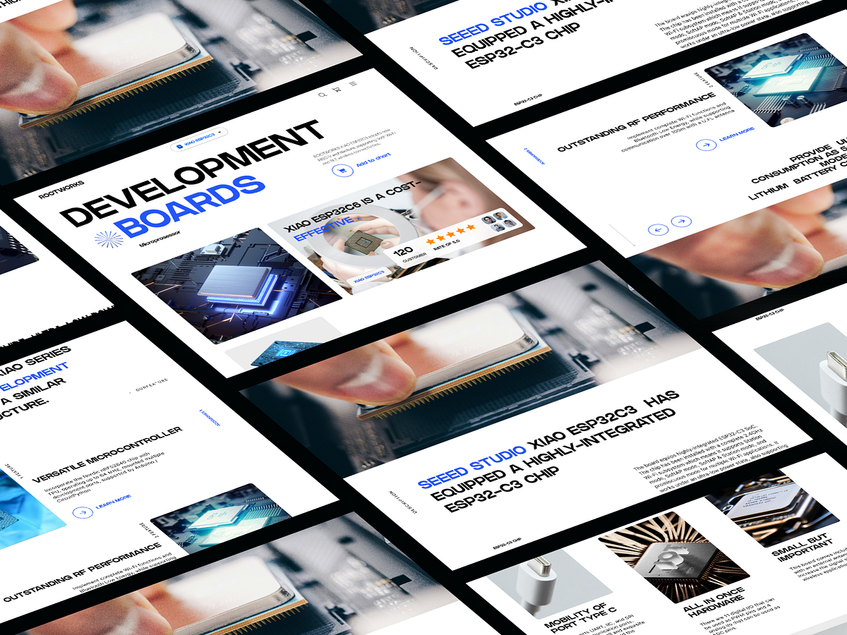Rootworks – Developer-Focused Hardware Landing Page UI Image 4