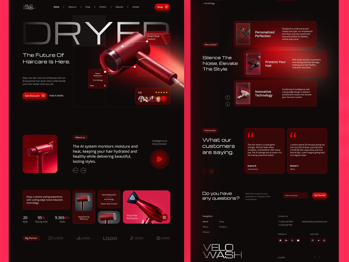 NovaDry — Minimalist E-Commerce Website for a Premium Product UX Image 2