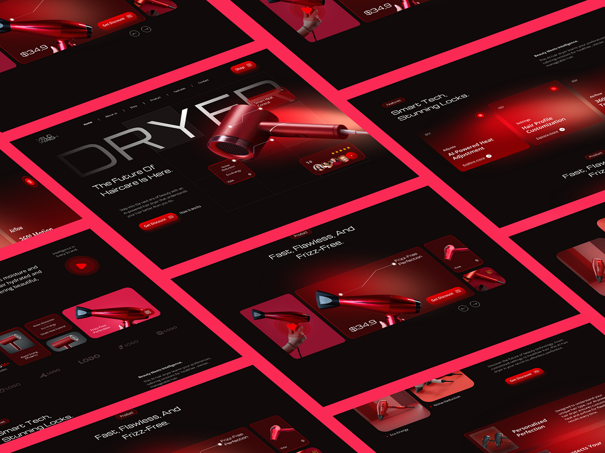 NovaDry — Minimalist E-Commerce Website for a Premium Product UX Image 3