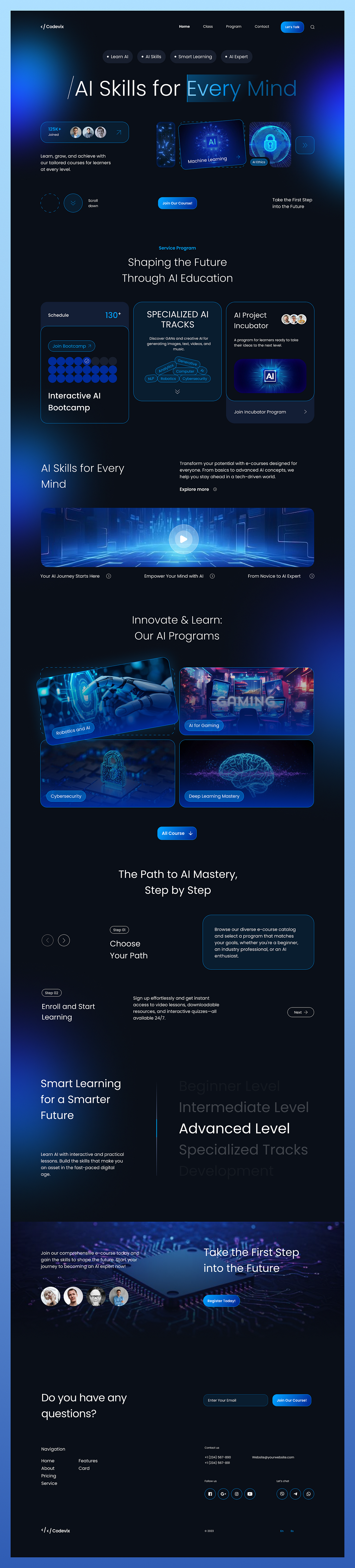 Codevix — AI-Powered E-Course Platform with Smart Learning Image 5