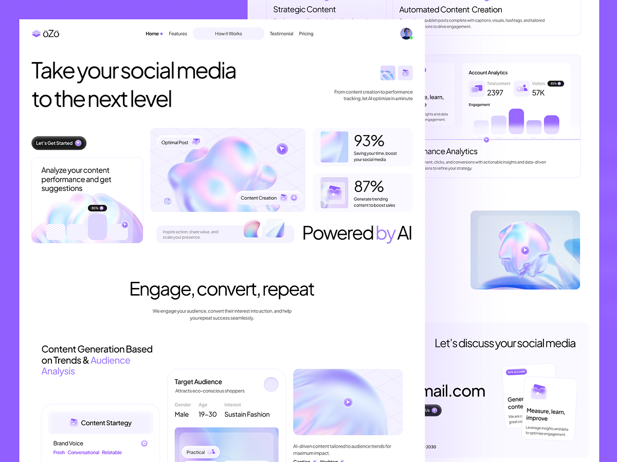 oZo — AI-Powered Digital Marketing & Social Media Management