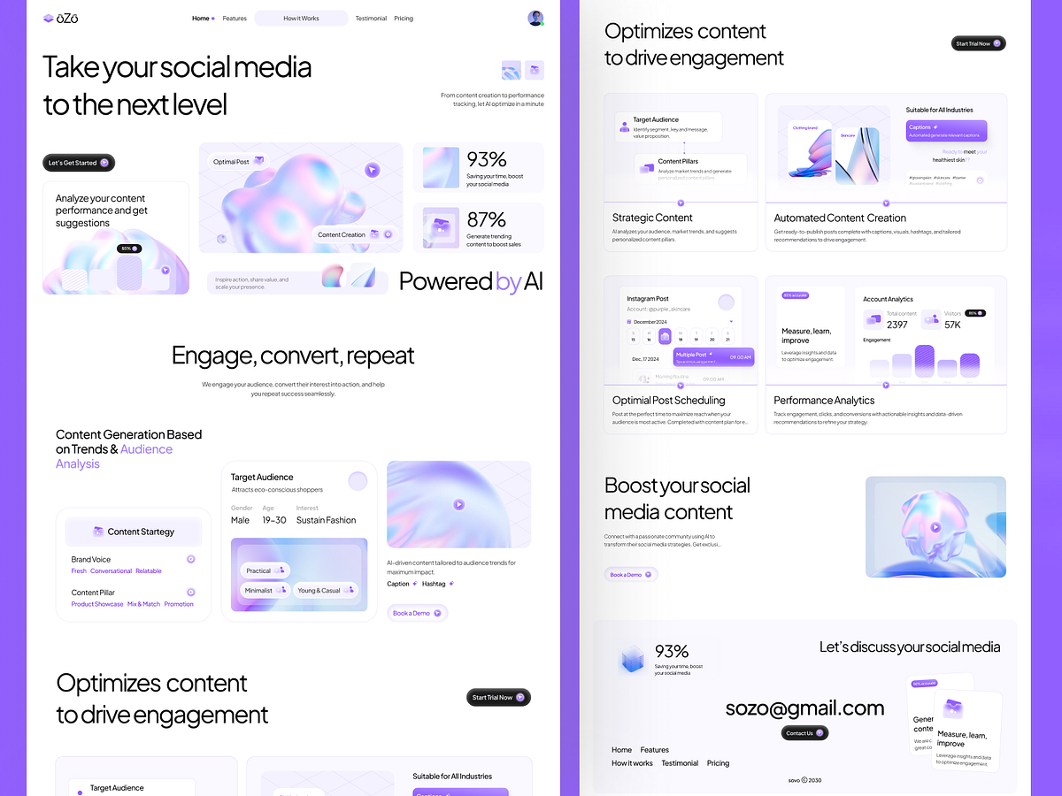 oZo — AI-Powered Digital Marketing & Social Media Management Image 0