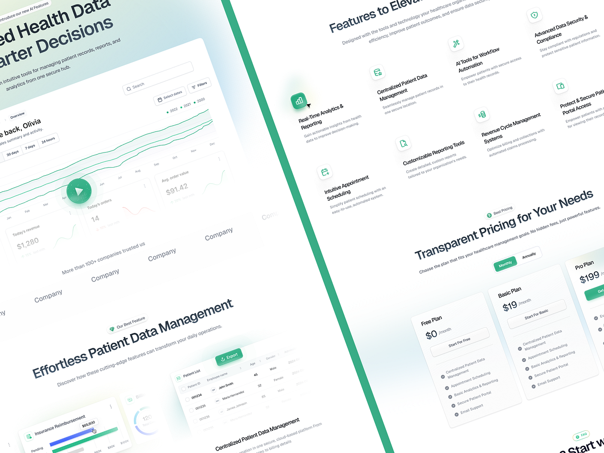 Finance SaaS Landing Page for Modern Financial Platforms Image 3