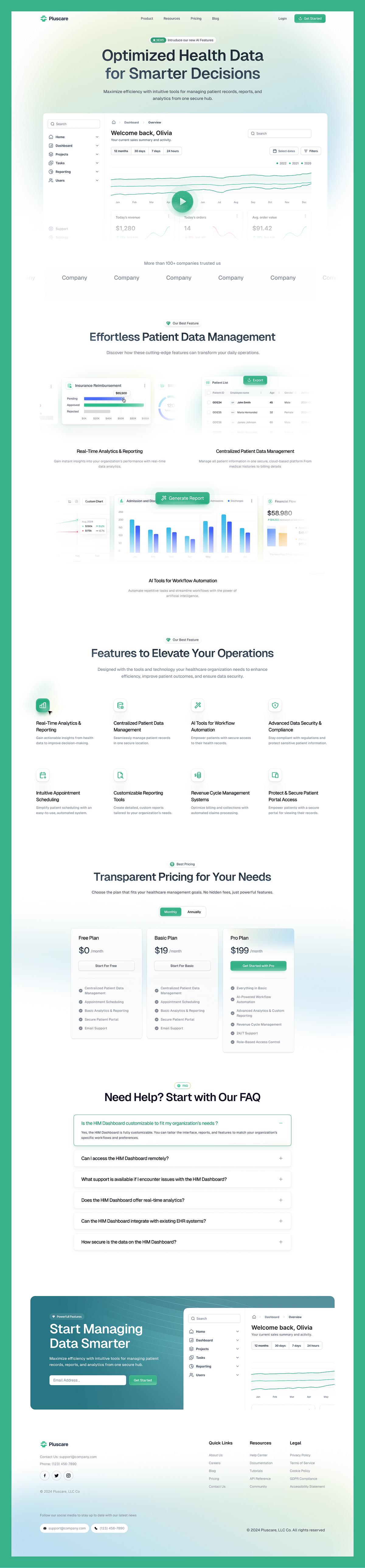 Finance SaaS Landing Page for Modern Financial Platforms Image 4