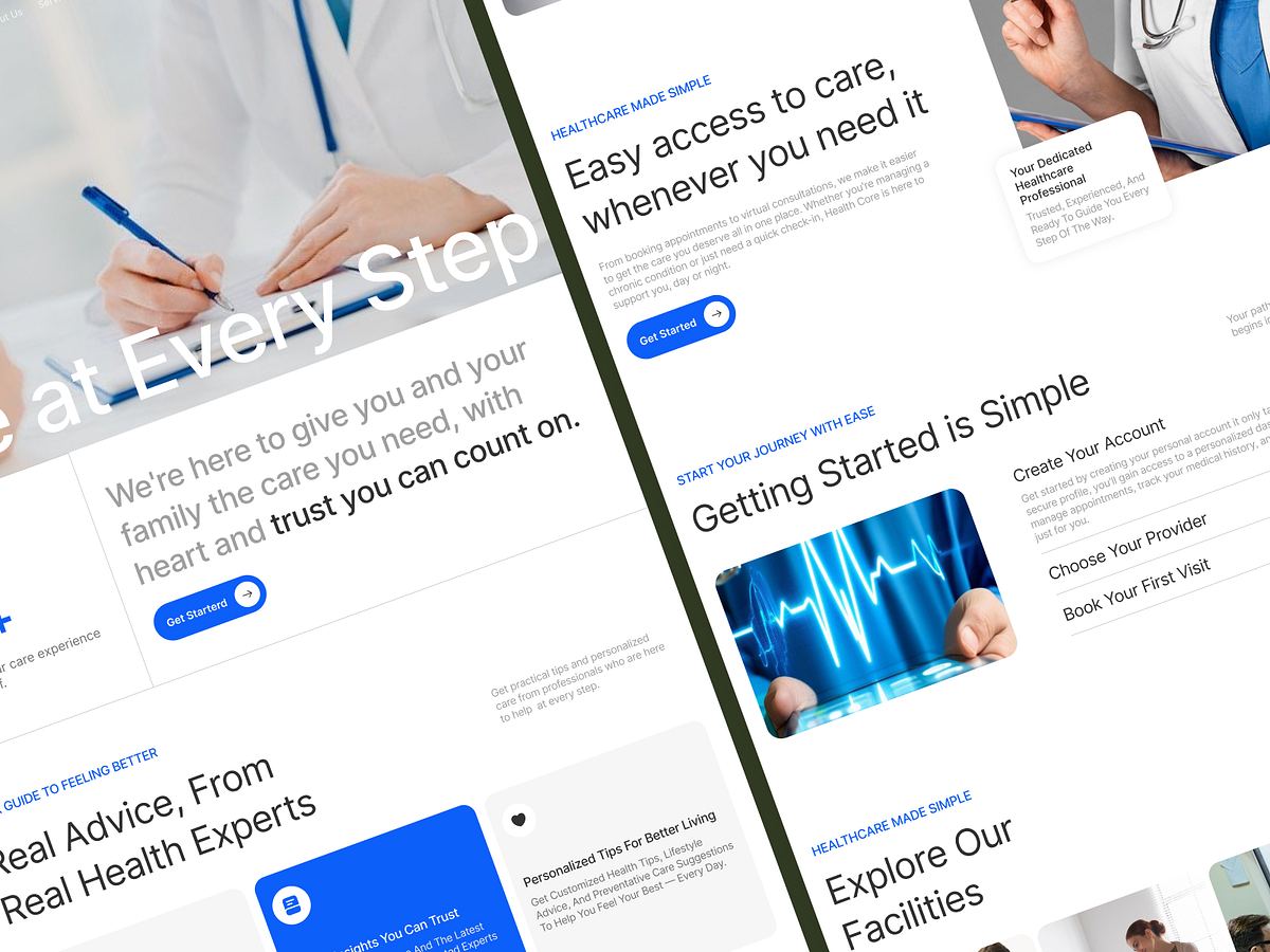 Hospital & Healthcare Landing Page for Modern Medical Image 1