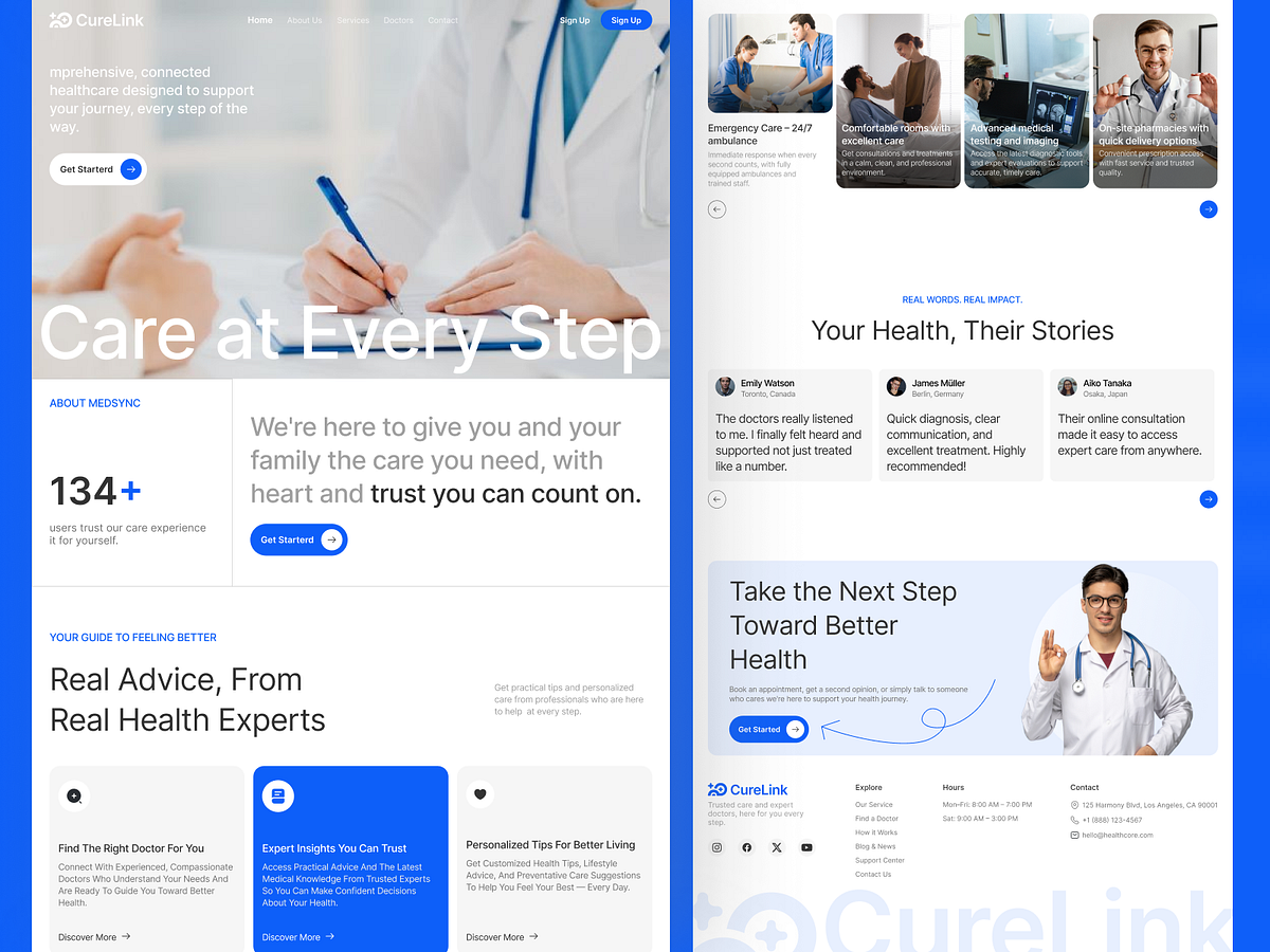 Hospital & Healthcare Landing Page for Modern Medical Image 2
