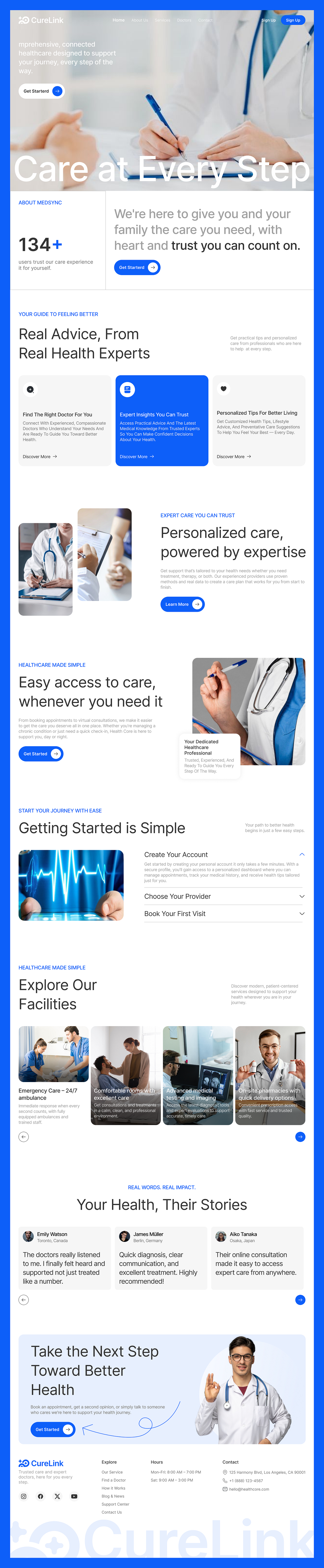 Hospital & Healthcare Landing Page for Modern Medical Image 4