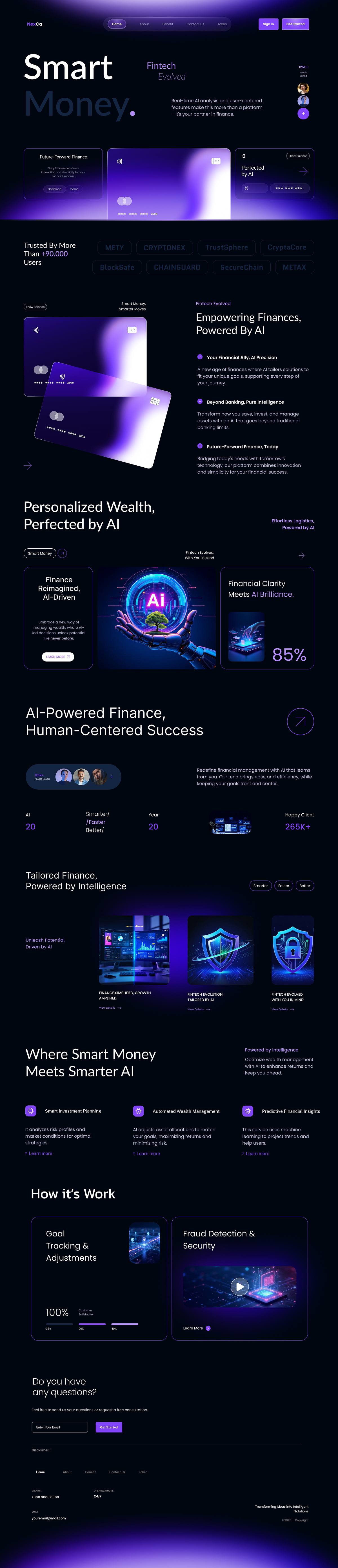 AI-Powered Fintech Banking Website for the Future of Finance Image 4