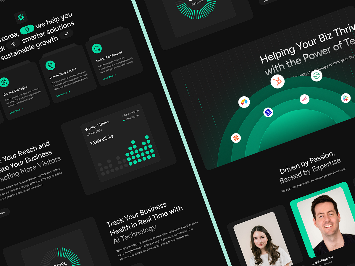 AI Strategy & Intelligence Consulting Website for Modern Image 2