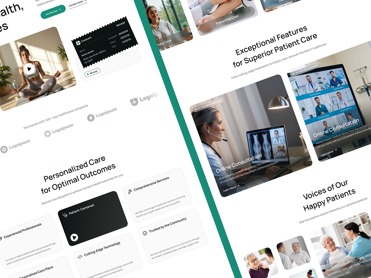 Healthcare – Clean & Trustworthy Healthcare Landing Page Design Image 3