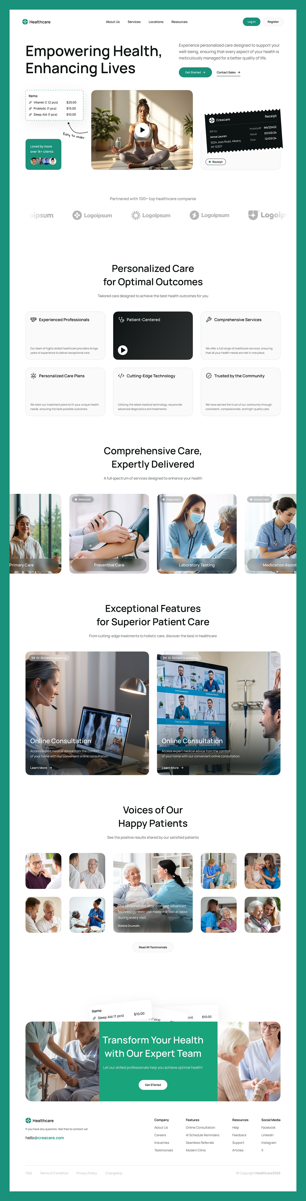 Healthcare – Clean & Trustworthy Healthcare Landing Page Design Image 4