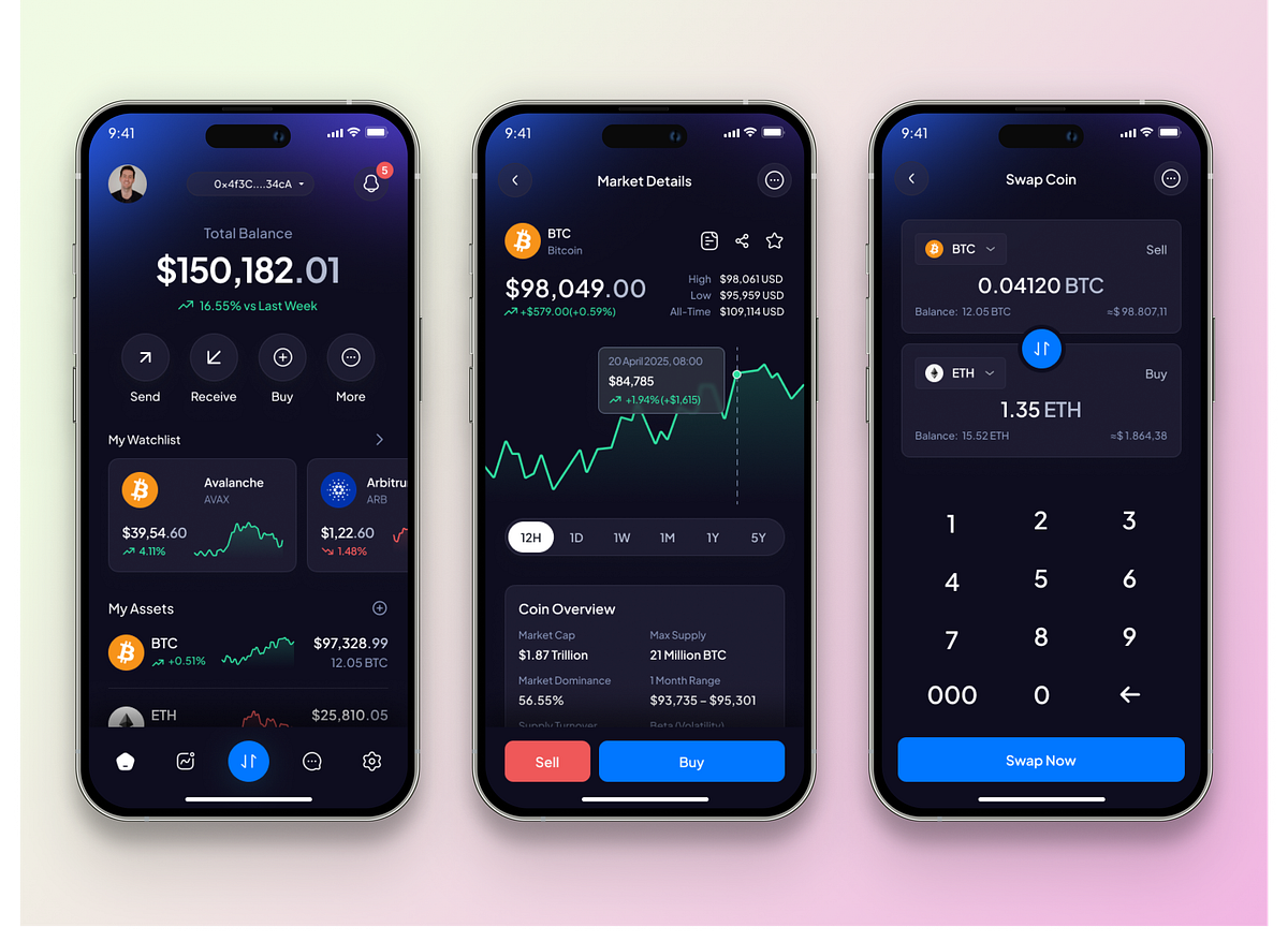 💳 Flox – Crypto Wallet Mobile App