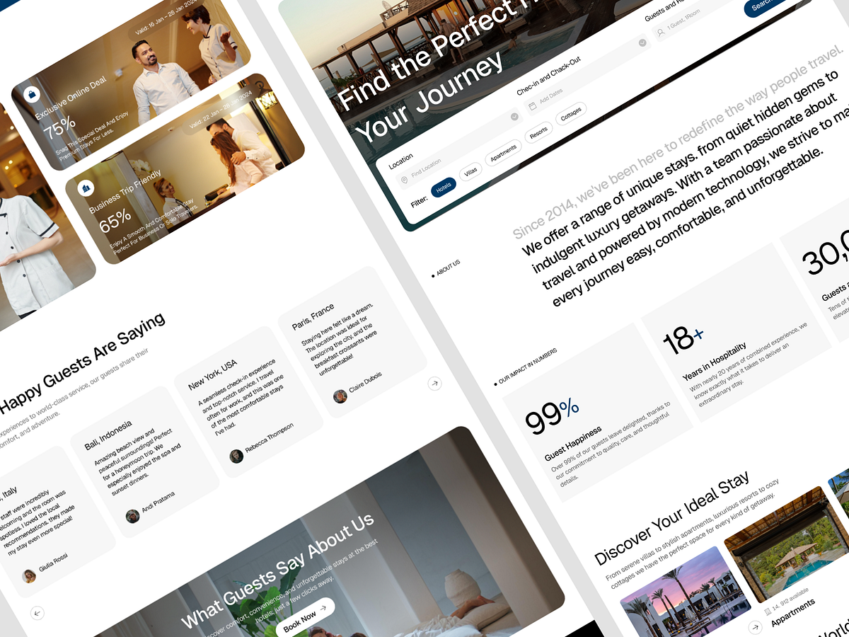 Hotel Booking Website Design Image 3