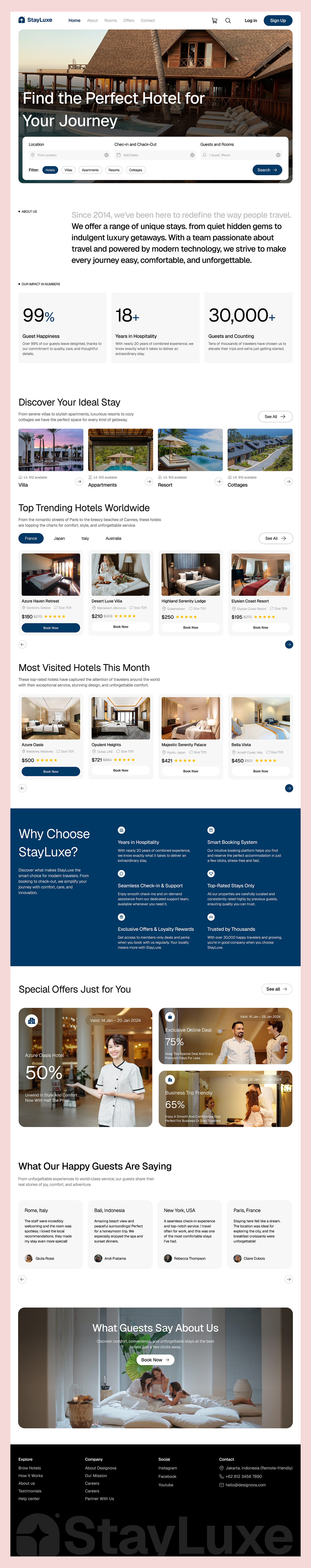 Hotel Booking Website Design Image 4