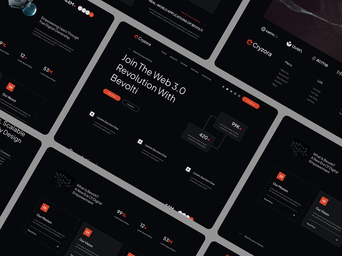 🌐 Cryzora — Web3 Landing Page Image 0