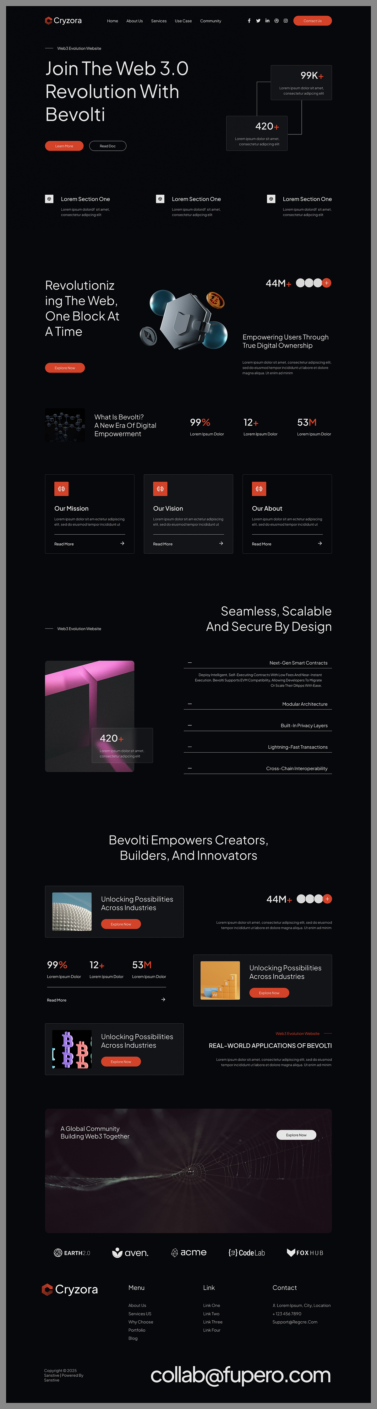 🌐 Cryzora — Web3 Landing Page Image 3