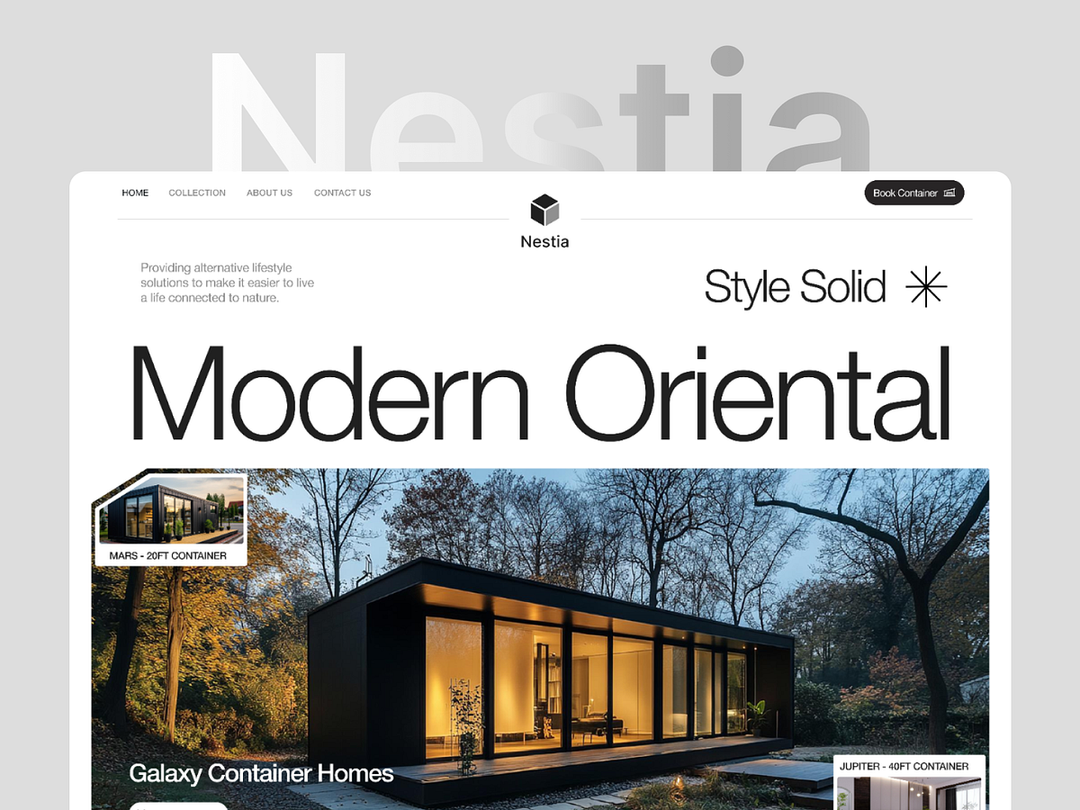 🏡 Nestia — Modern Style Real Estate Landing Page