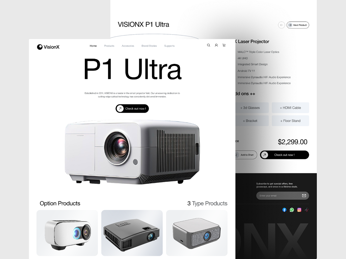 🎯 VisionX — P1 Ultra. The Apex of Optical Technology