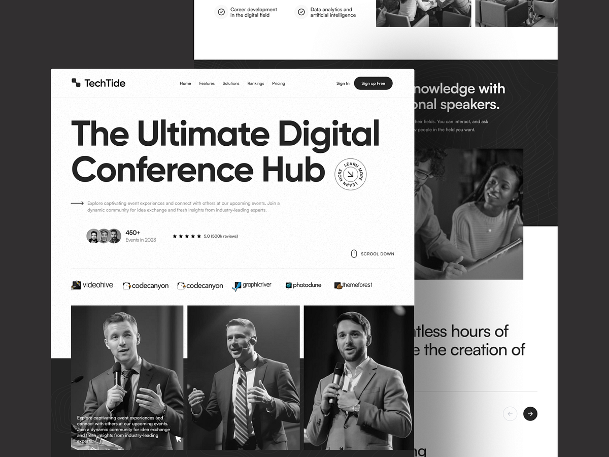 🎙️ TechTide — Premium Digital Conference and Event Platform Image 1