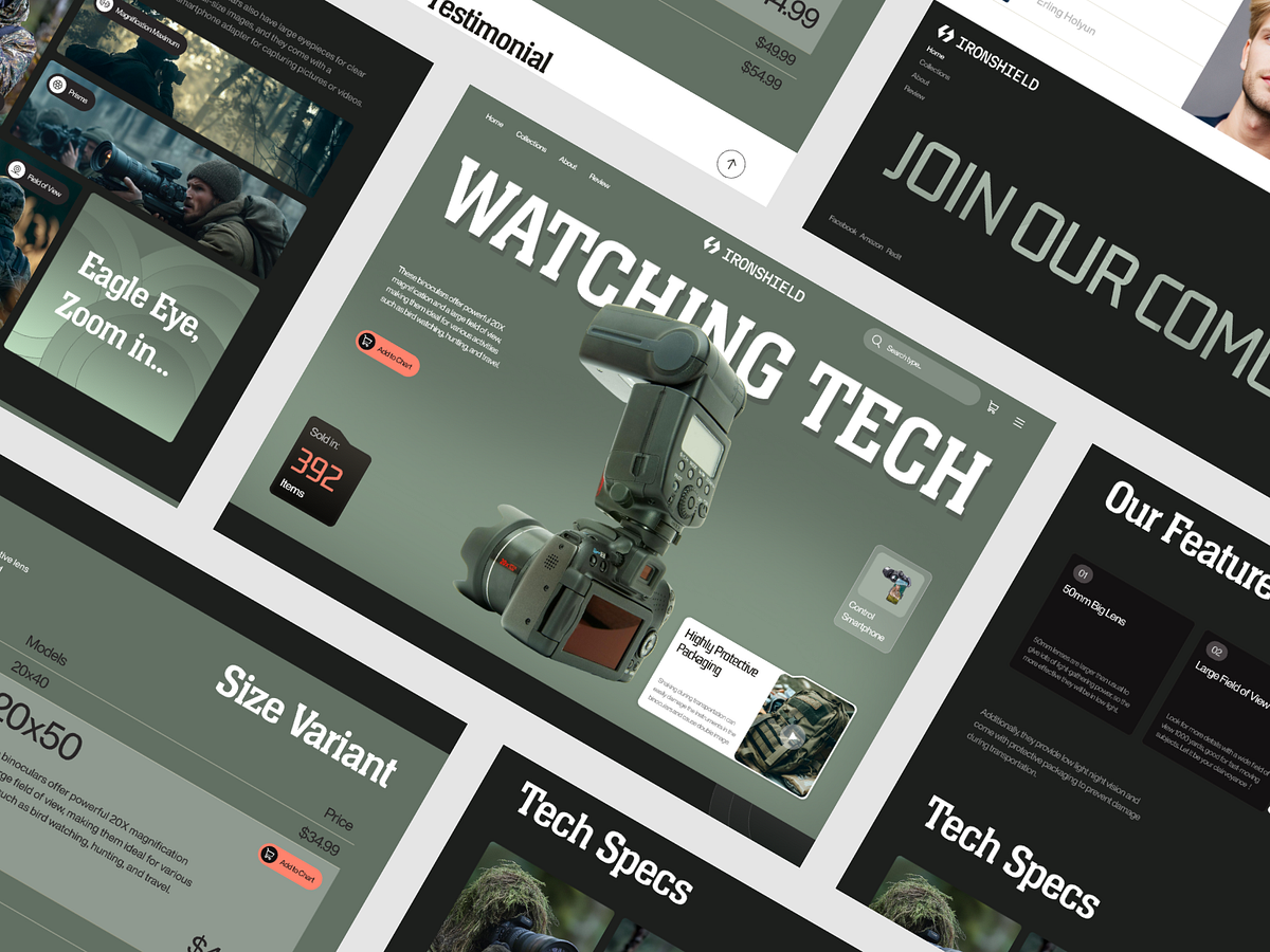 🔭 IronShield — Tech E-commerce Platform Image 0