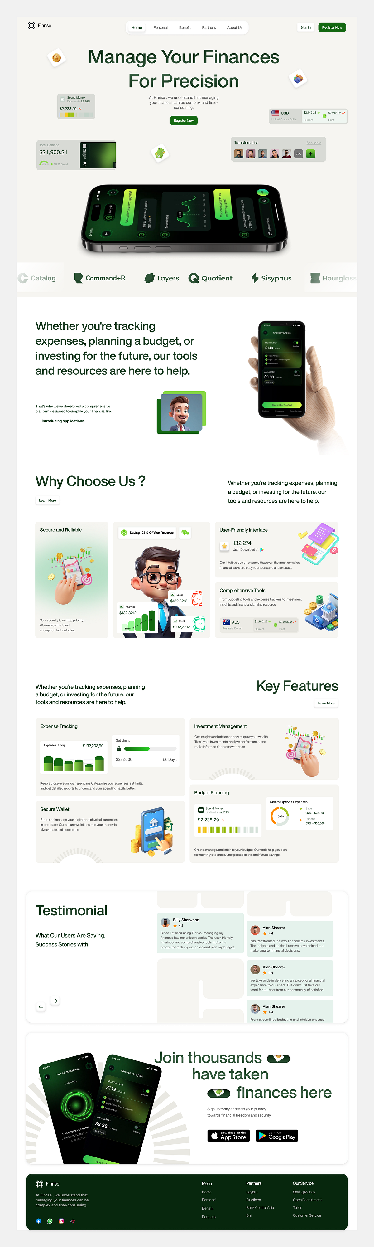 Fintrise – Finance Platform Landing Page 💰 Image 3