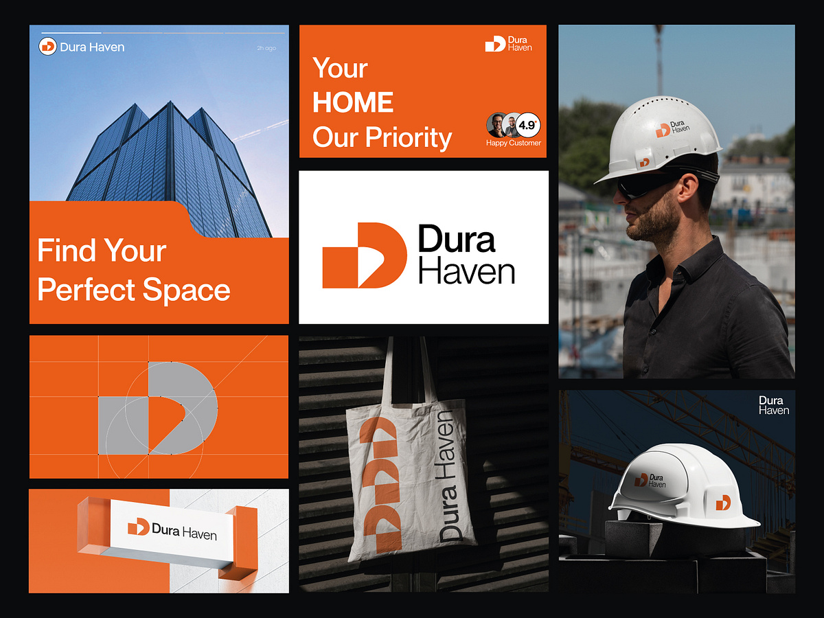 Dura Haven – Real Estate Brand Identity Design 🏠✨