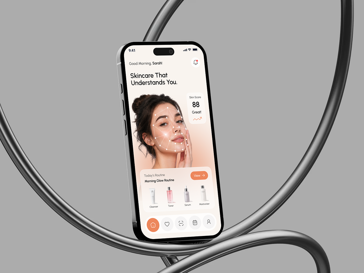 AI-Powered Skincare Tracker App UI/UX 📱✨ Image 4