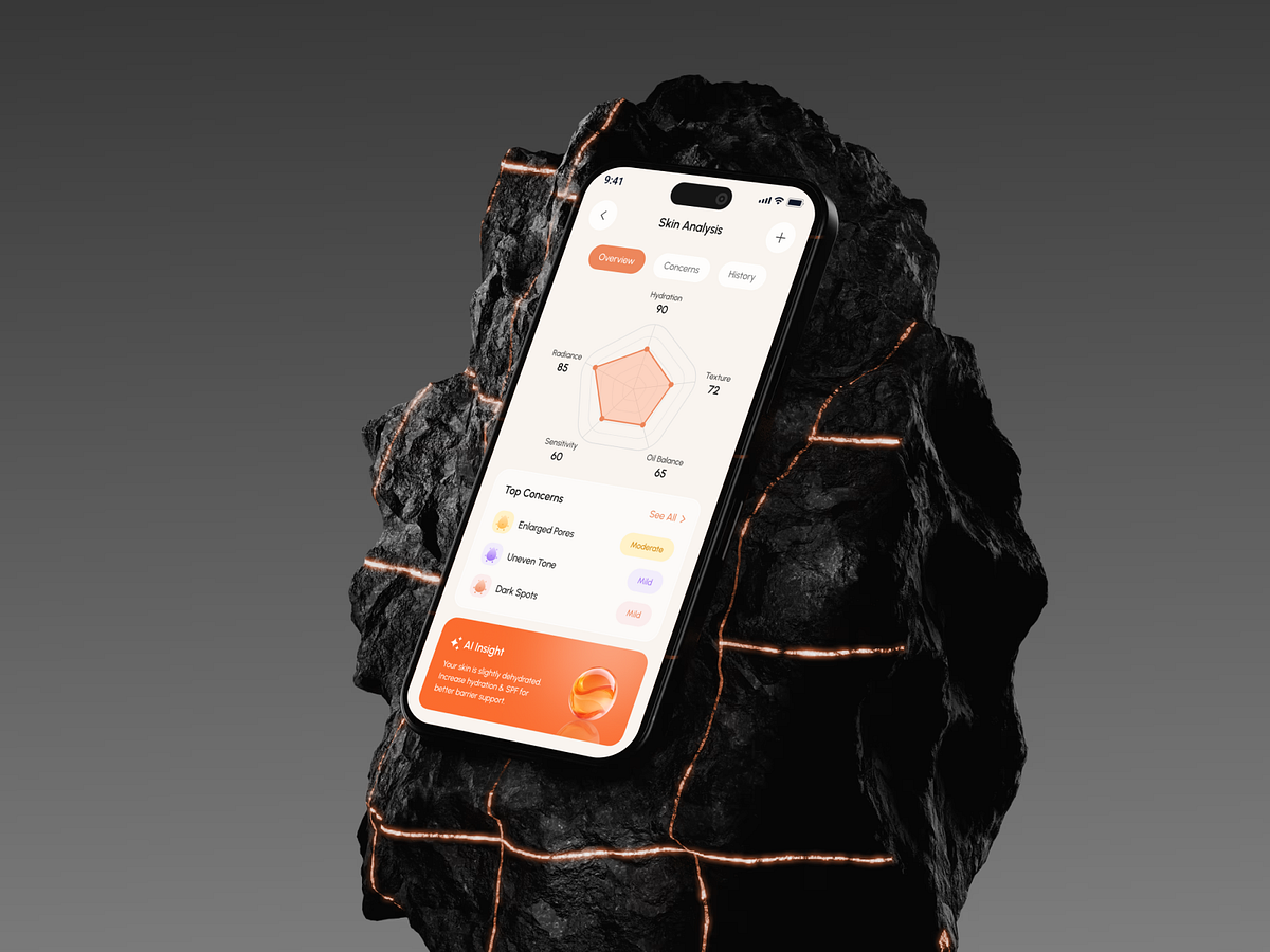 AI-Powered Skincare Tracker App UI/UX 📱✨ Image 5