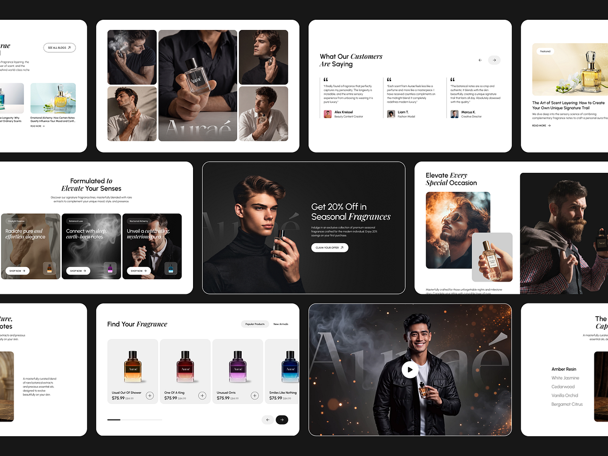 Luxury Perfume Brand Landing Page 🌸✨ Image 3