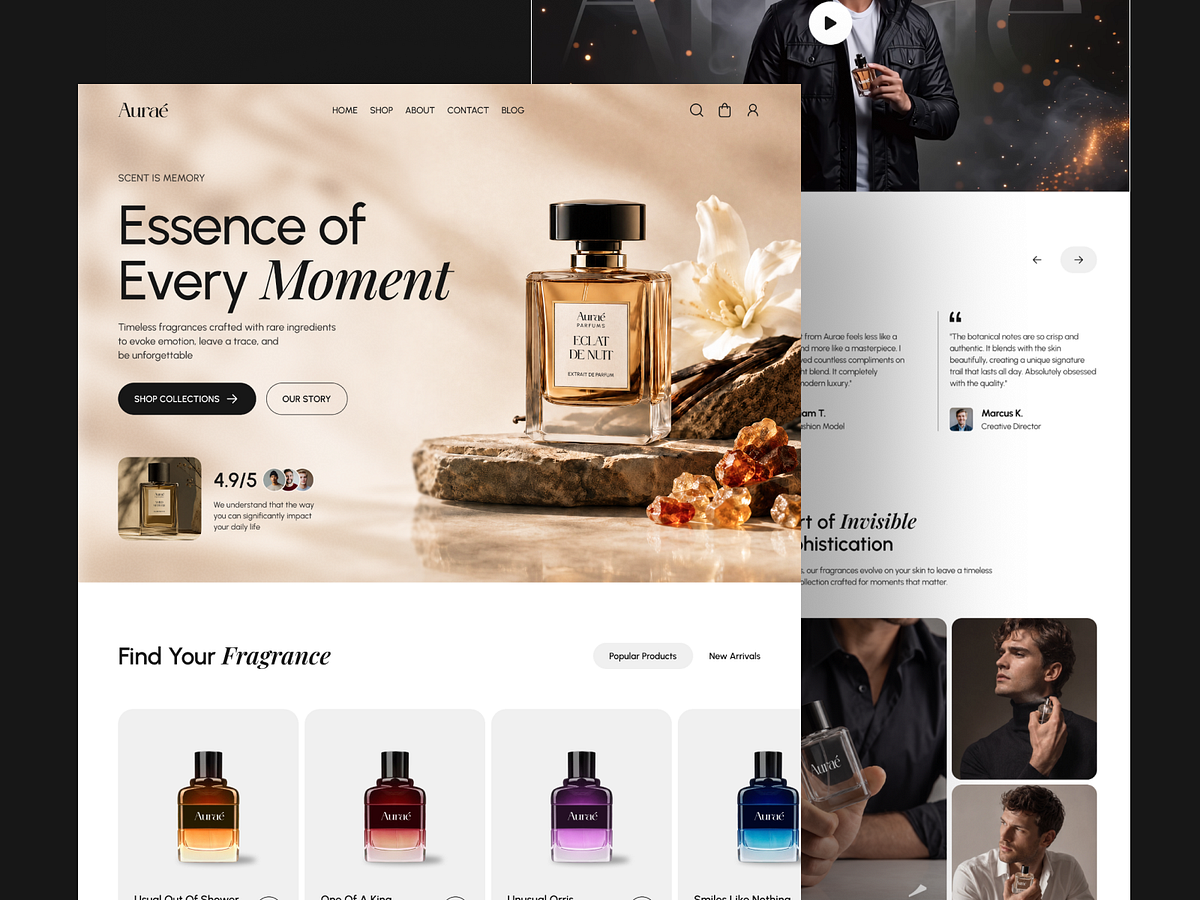 Luxury Perfume Brand Landing Page 🌸✨ Image 4