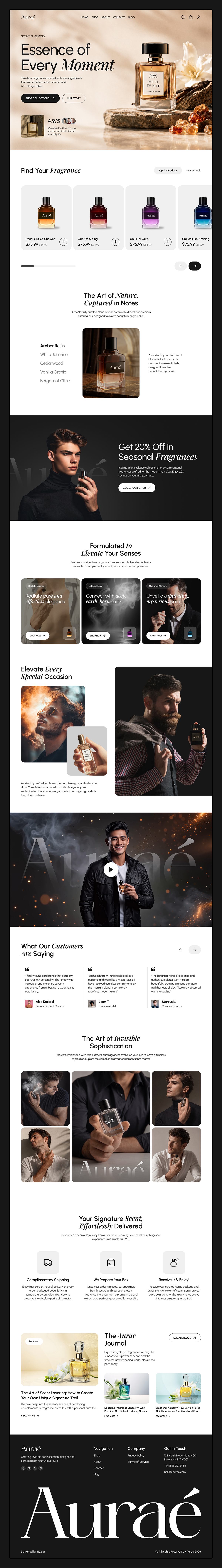 Luxury Perfume Brand Landing Page 🌸✨ Image 7