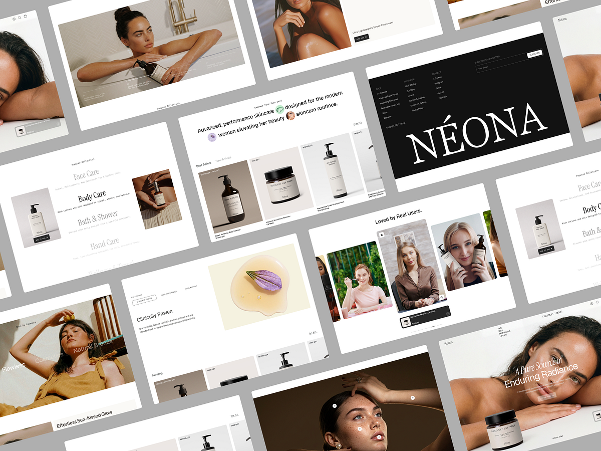 Clean Skincare & Beauty Brand Landing Page ✨🌿 Image 4