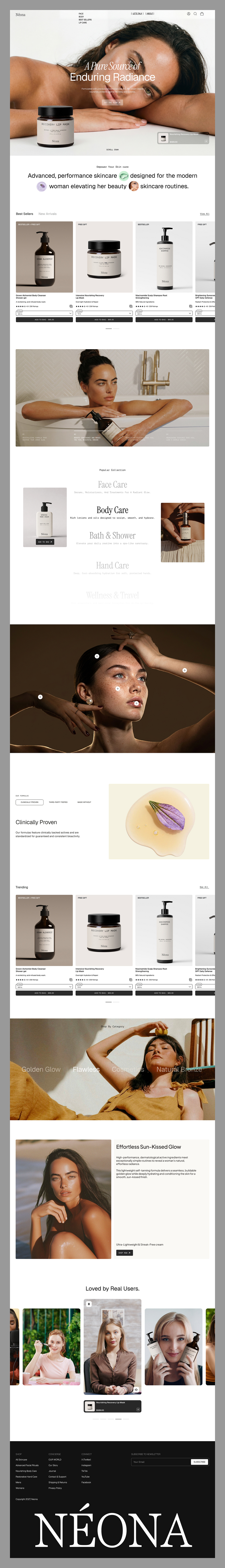 Clean Skincare & Beauty Brand Landing Page ✨🌿 Image 5