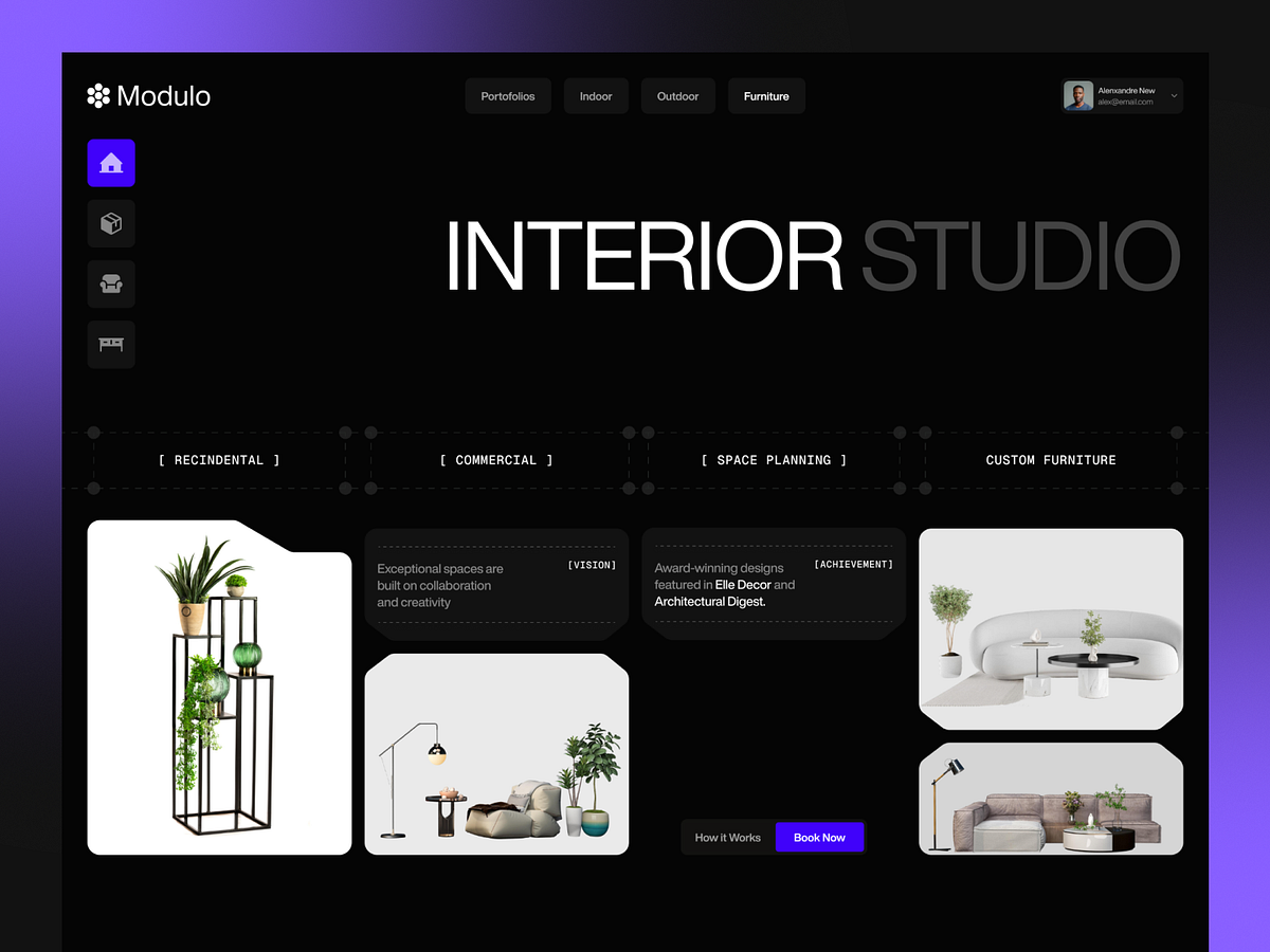 Interior Design Studio Brand Landing Page 🏠✨ Image 0