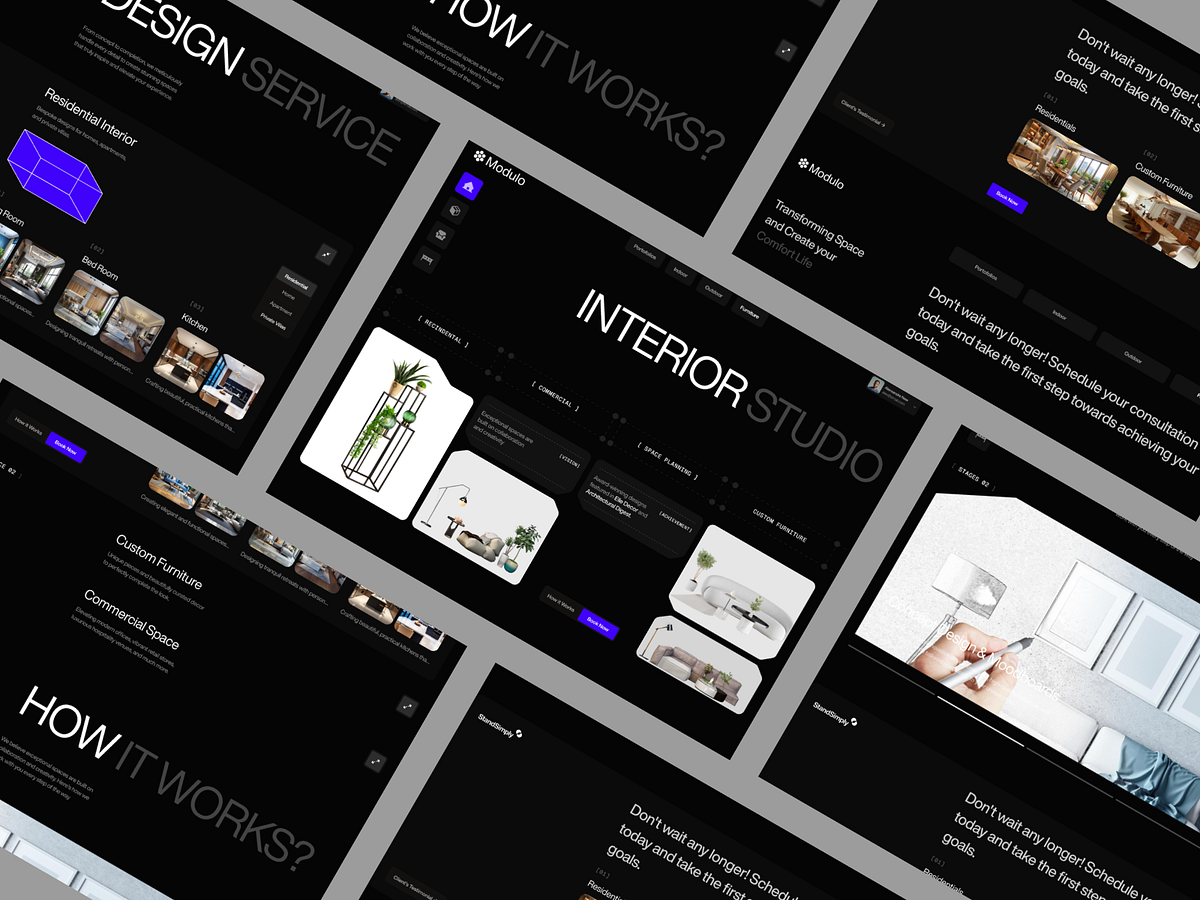 Interior Design Studio Brand Landing Page 🏠✨ Image 1