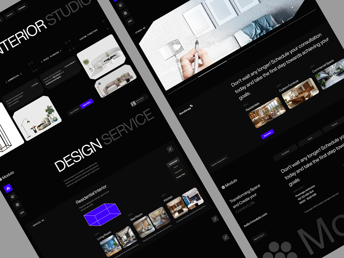 Interior Design Studio Brand Landing Page 🏠✨ Image 2