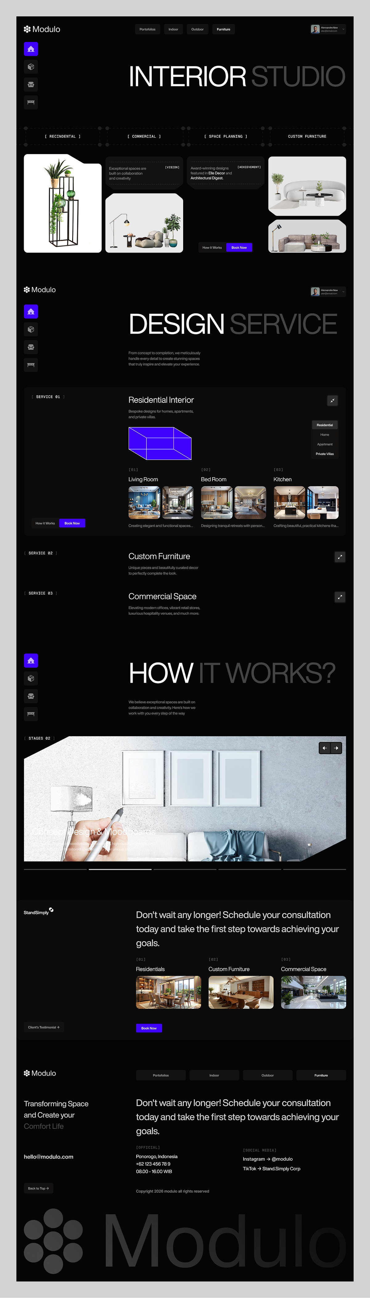 Interior Design Studio Brand Landing Page 🏠✨ Image 4