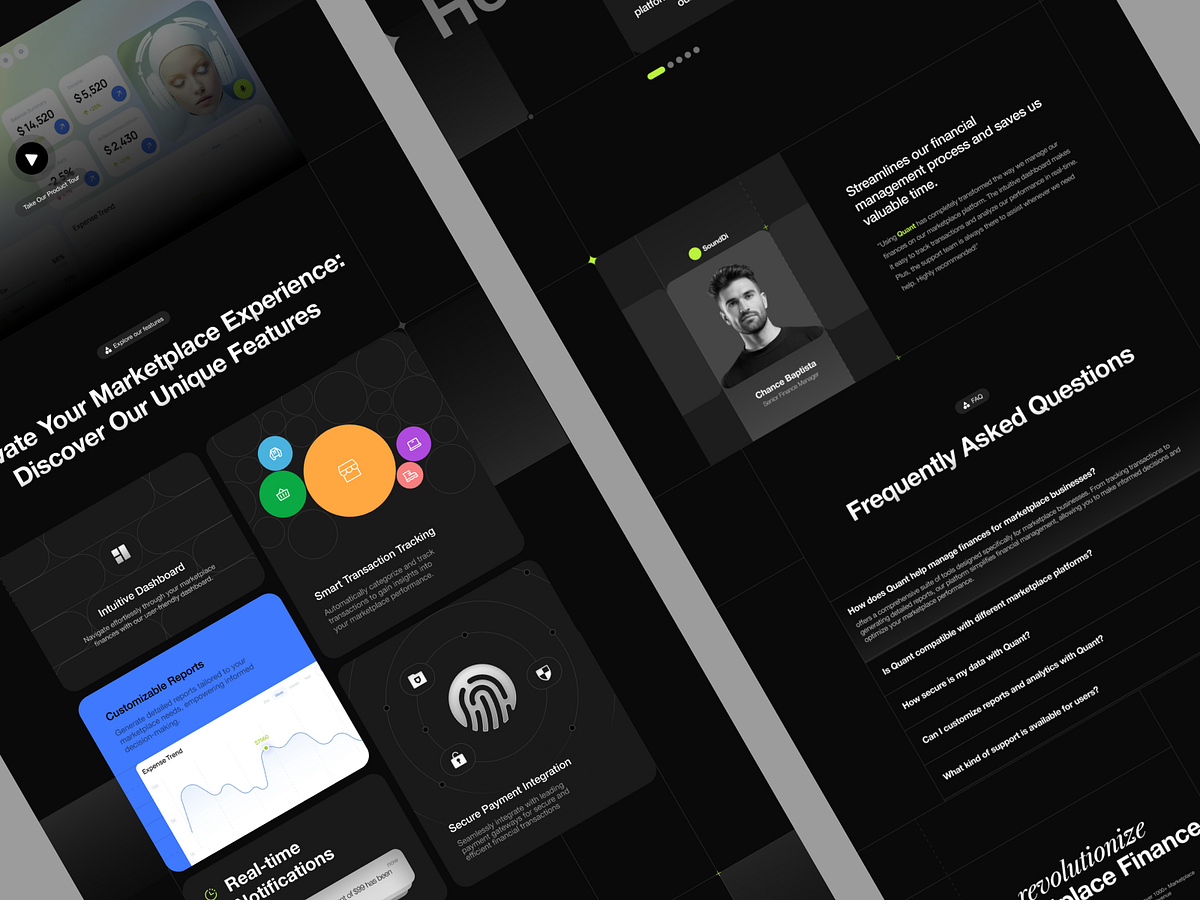 Finance SaaS Landing Page ππ° Image 0