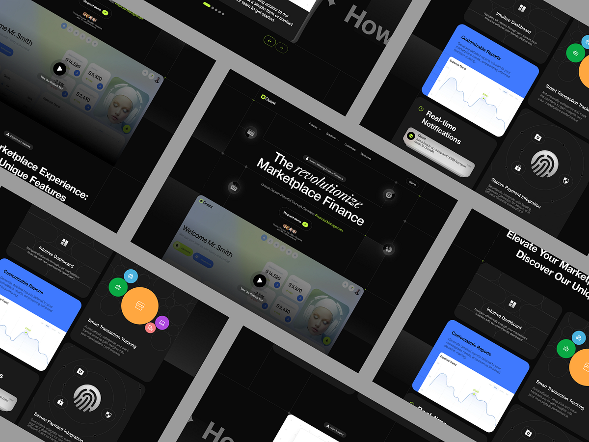 Finance SaaS Landing Page ππ° Image 1
