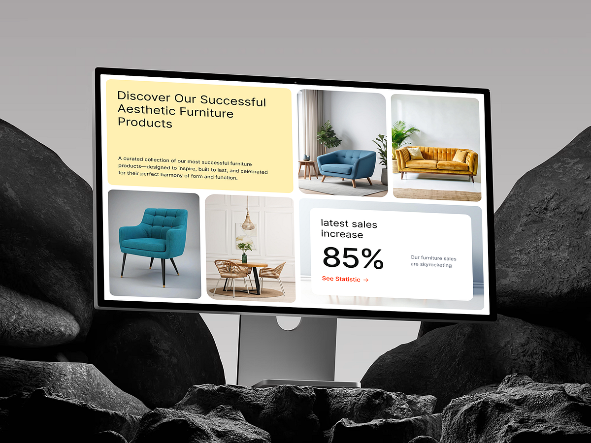 Modern Artisan Furniture Brand Landing Page 🛋️✨ Image 2