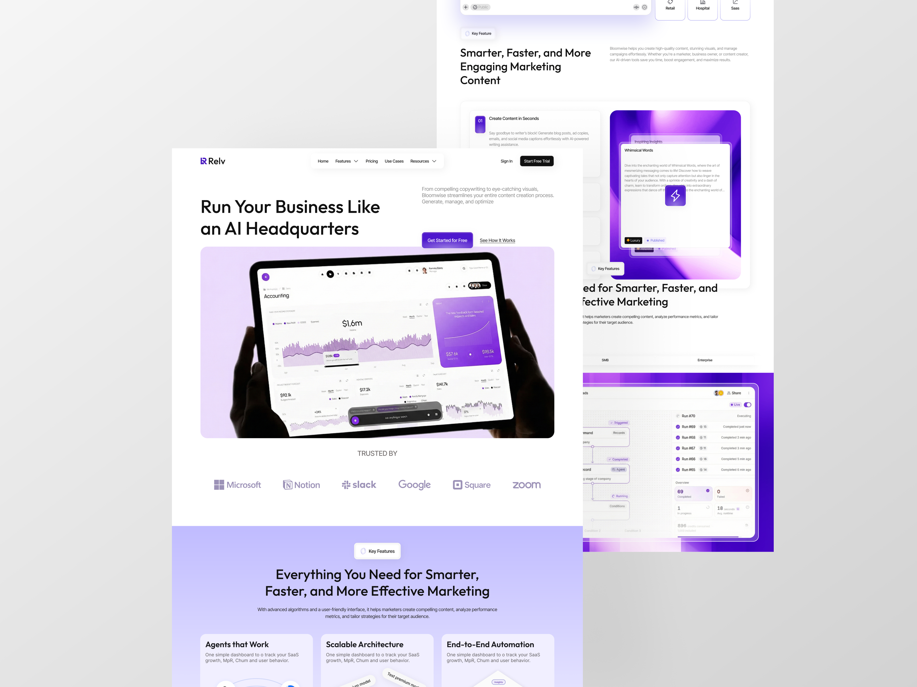 Relix: Free AI Website Template by Ikbal H. — Framer Marketplace