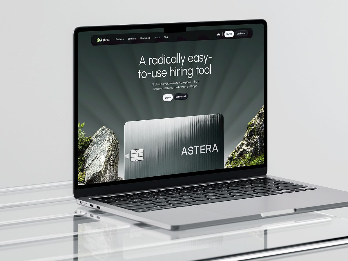 Astera – Finance Platform Landing Page 💰🏦 Image 1