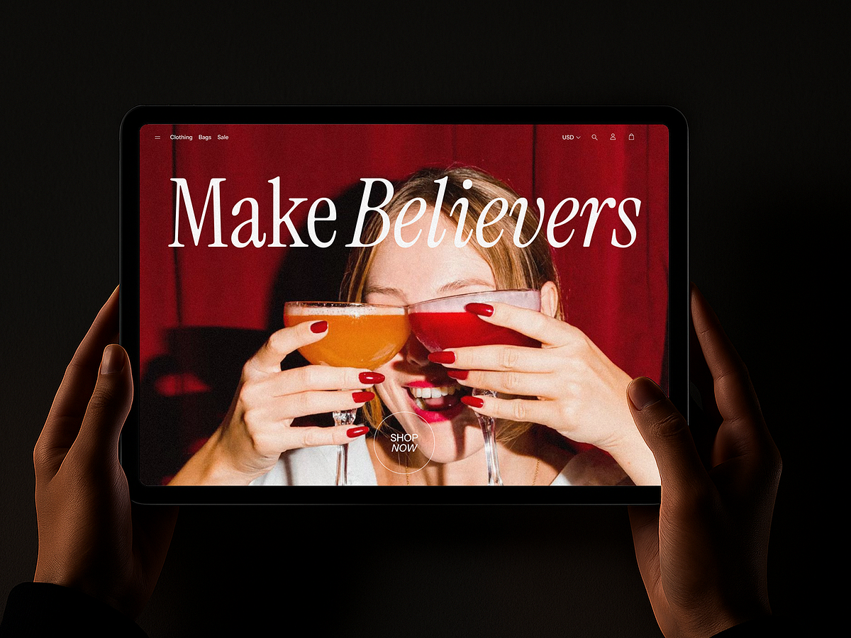 Fashion & Accessories Brand Landing Page 👕🛍️ Image 2