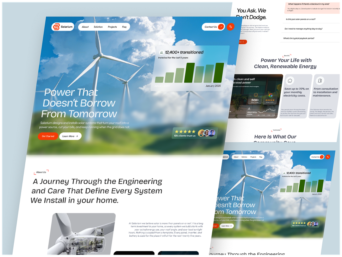 Solar Energy Solutions Landing Page Image 5
