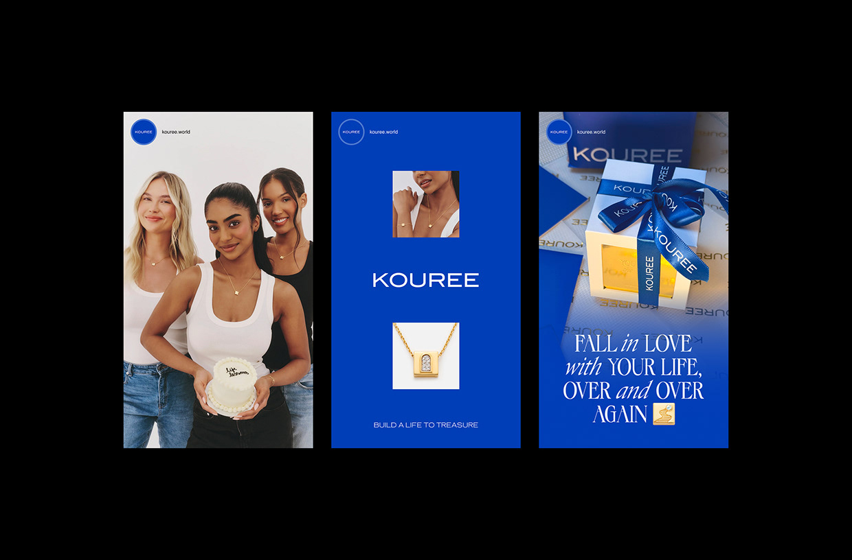 KOUREE Jewelry Brand Identity Image 2