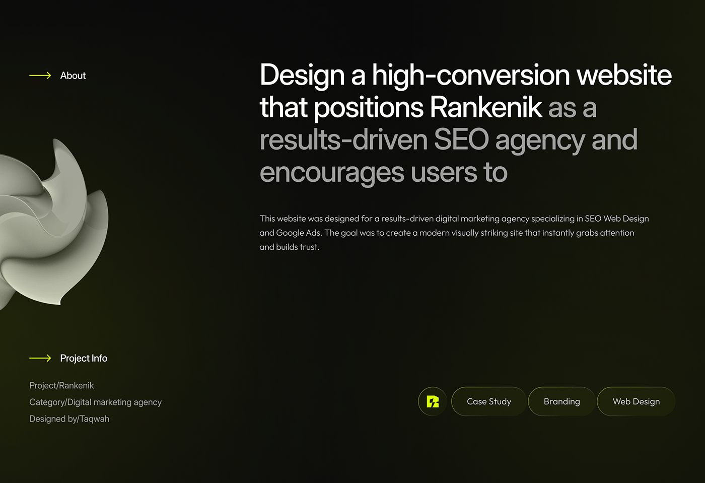 Rankenik - Website UI UX Design Case Study | Taqwah