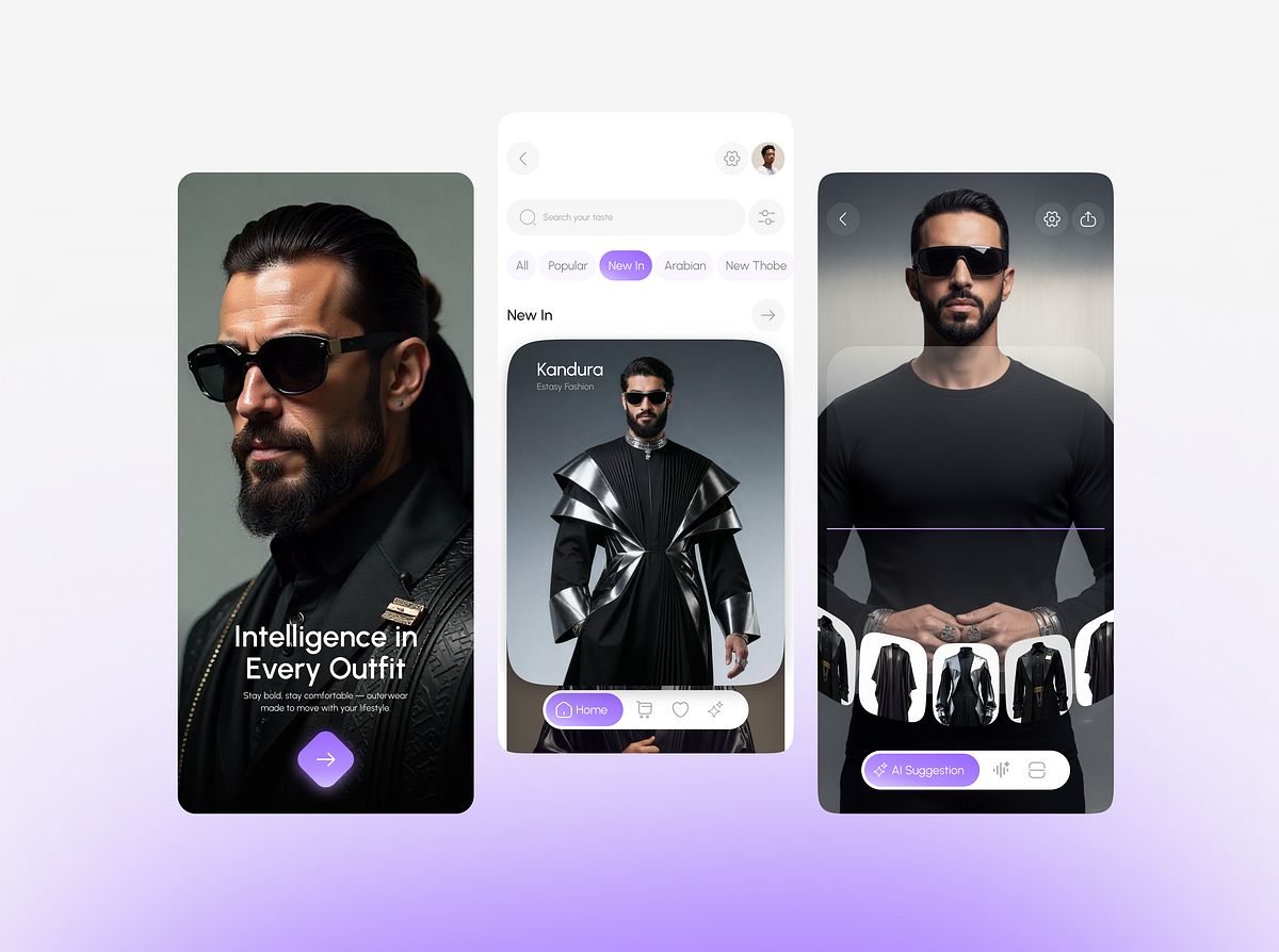 AI Ecommerce App Design