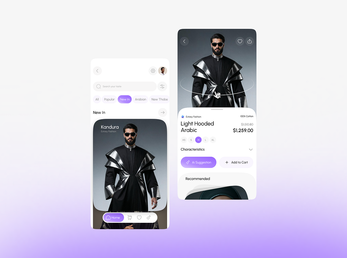 AI Ecommerce App Design Image 4