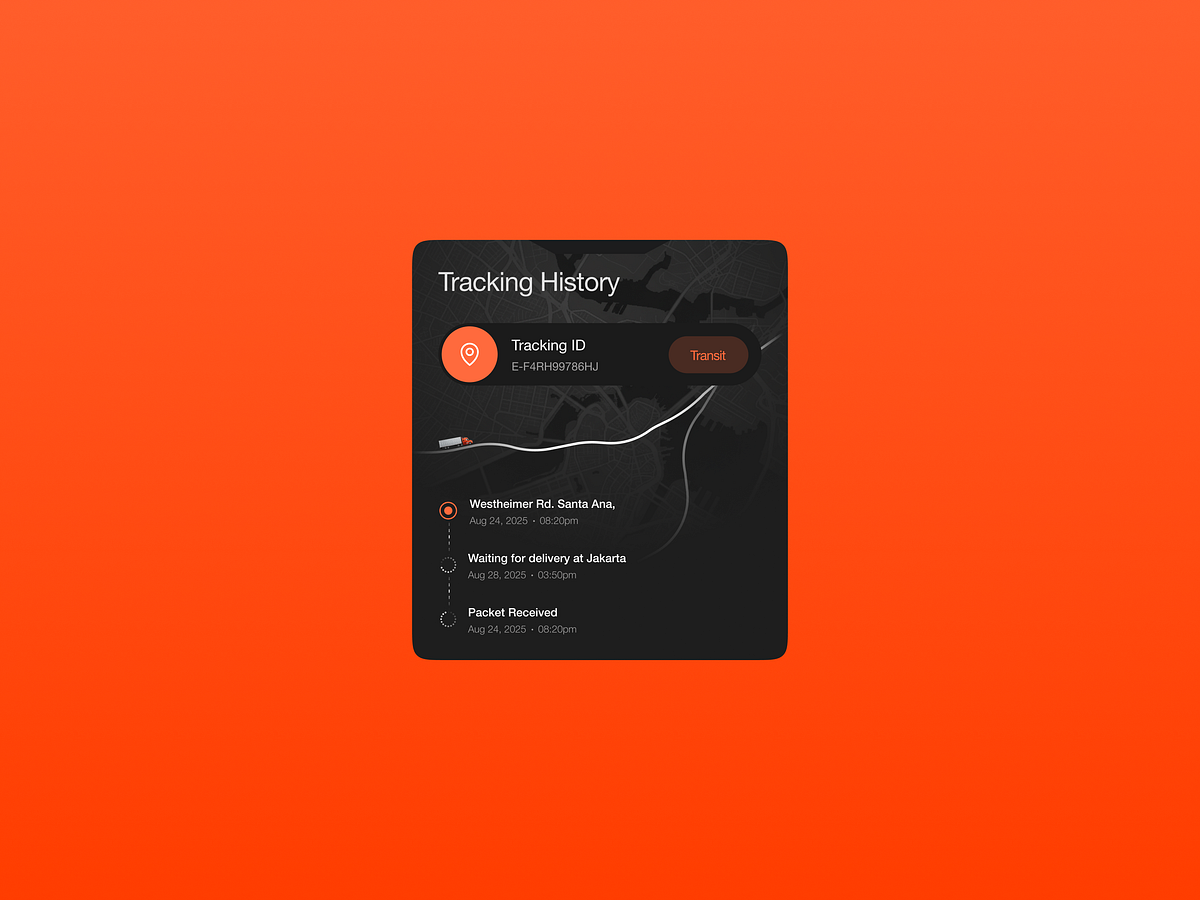 AI Logistics and Cargo Transportation Dashboard UI UX Design Image 2